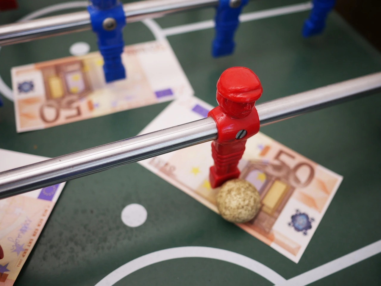 Sports soccer foosball table